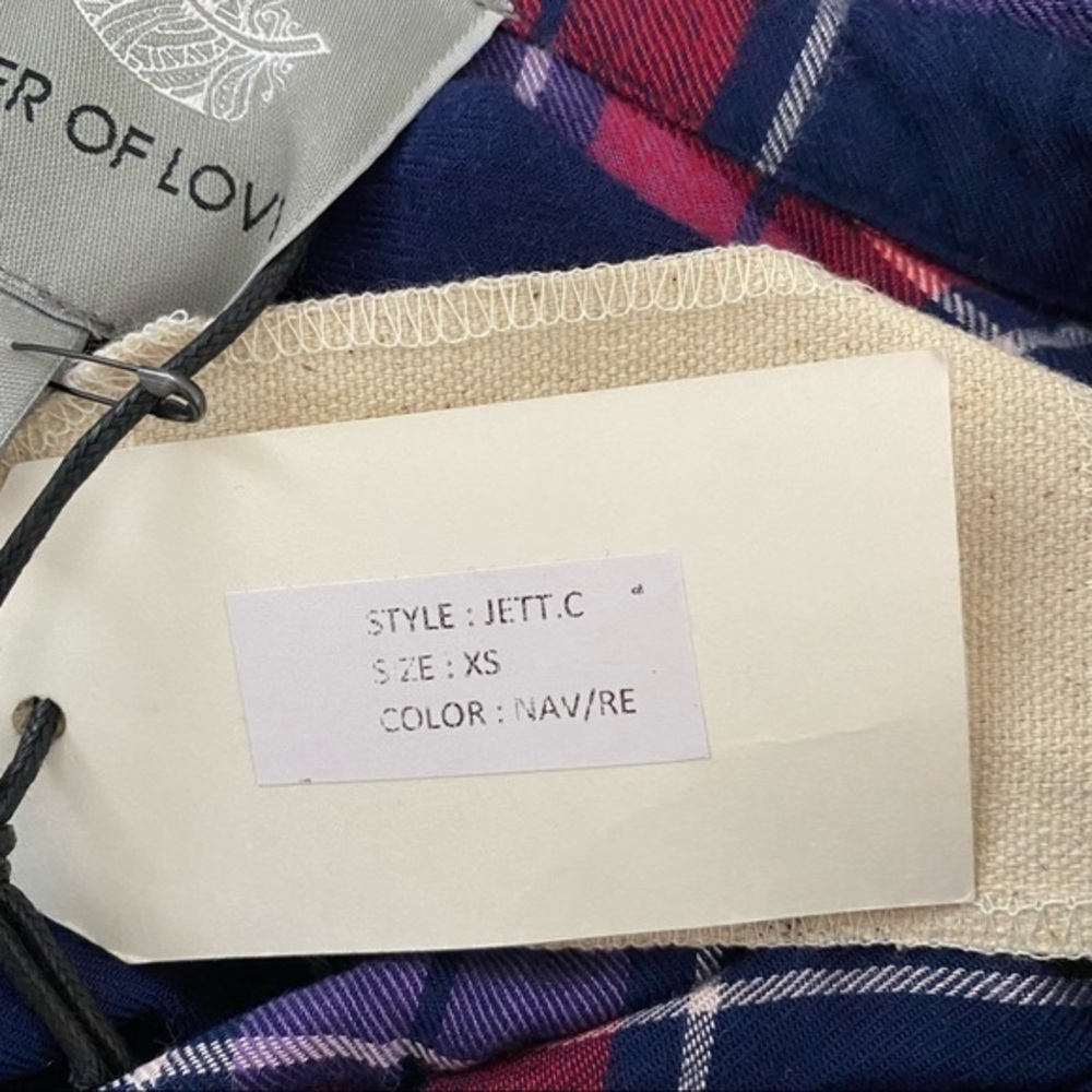 Summer Of Love Jett Check 100% Cotton Plaid Shirt - Picture 9 of 16
